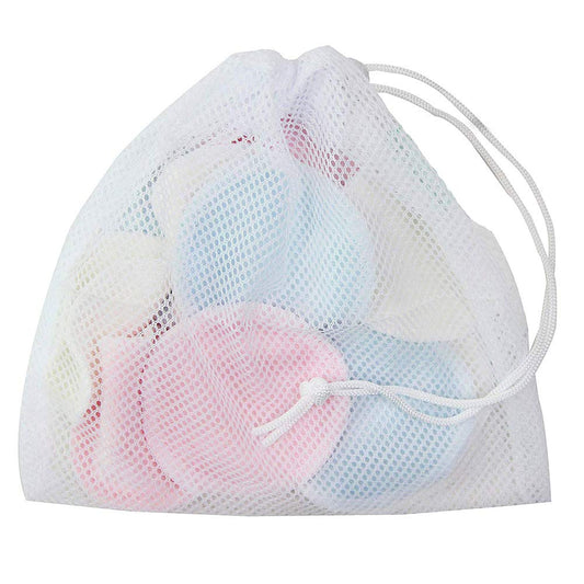 Natural Cotton Makeup Remover Pads - Reusable 16 Pcs