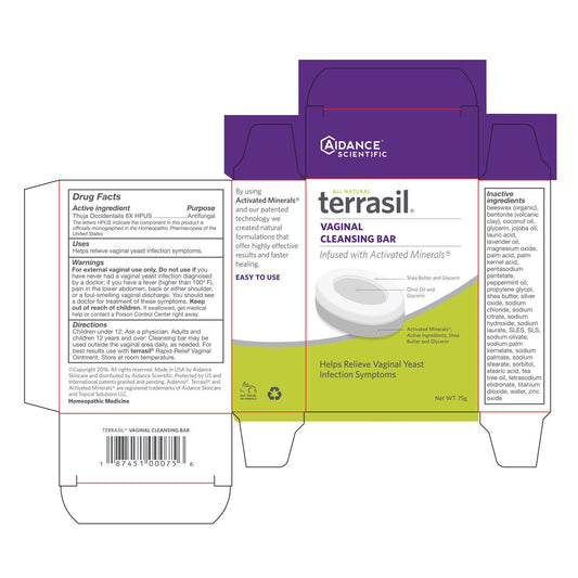 TERRASIL Vaginal Cleansing Bar 76g Soap Bar - Our Ladies