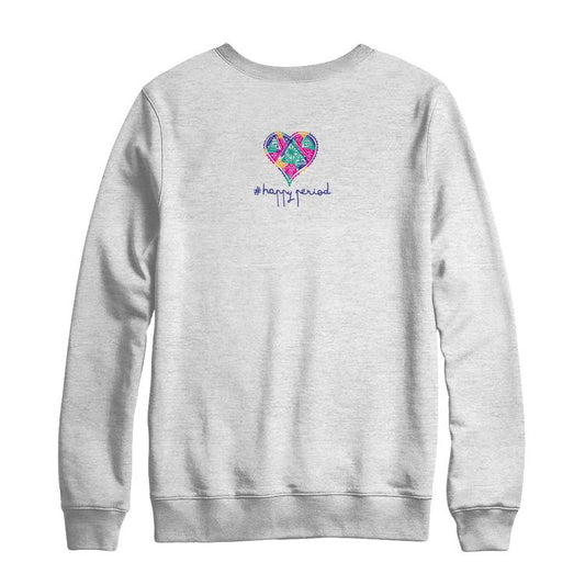#HAPPYPERIOD Hello, I'm Menstruating. Gildan Pullover Sweatshirt - Our Ladies