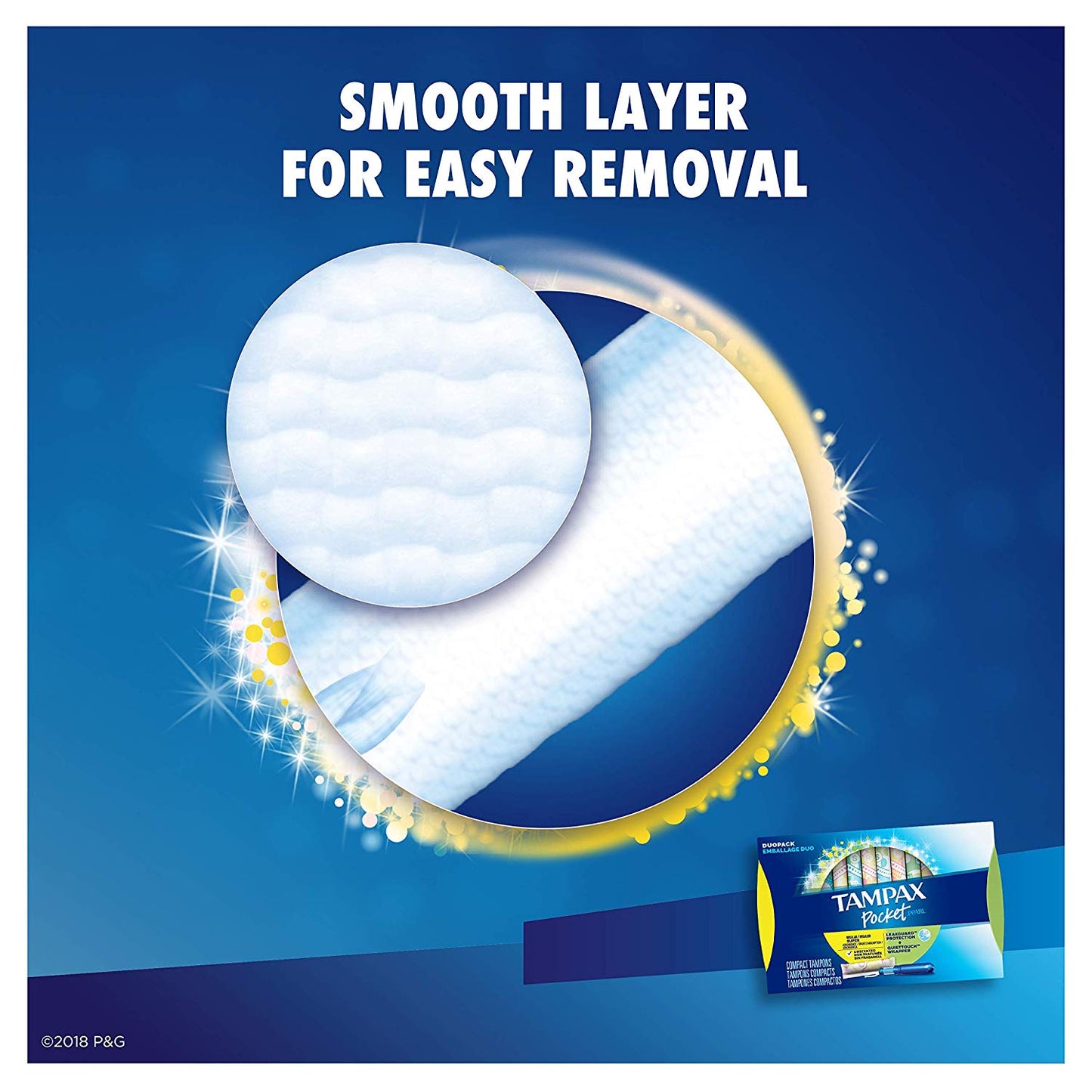 TAMPAX Pocket Pearl, Plastic Tampons, Duopack (Regular-16ct/Super-14), Unscented, 30 Count