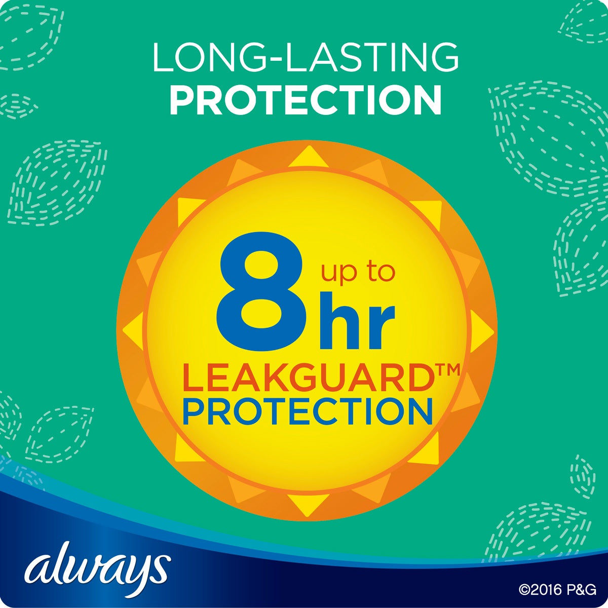 Always Ultra Thin Fresh Size 1 Regular Pads With Wings, Scented - Our Ladies