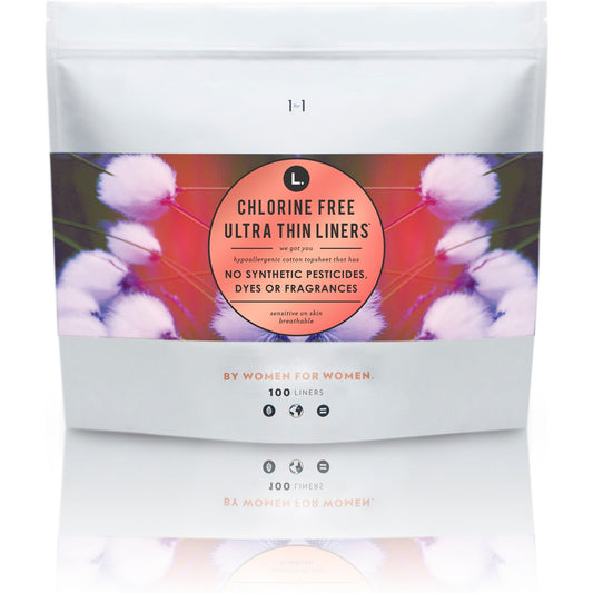 L. Organic Cotton Pantyliners - 100ct - Our Ladies