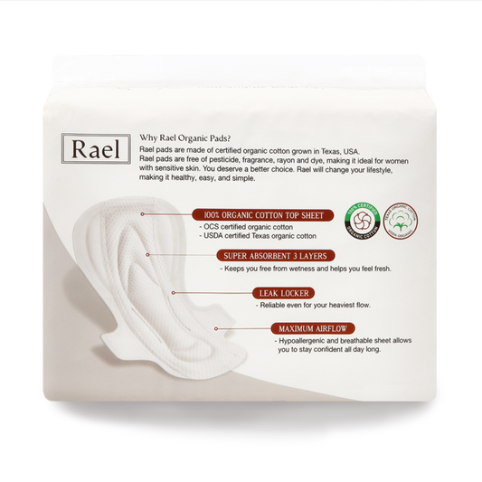 RAEL Overnight Pads 8 ct - Our Ladies