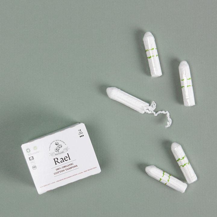RAEL Super Tampons Non-Applicator 18ct - Our Ladies