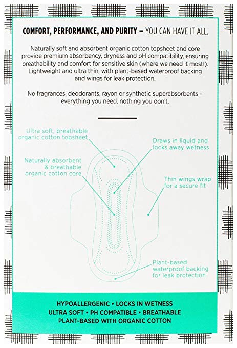 The Honest Company Organic Cotton Pads, Regular, 10 Count - Our Ladies