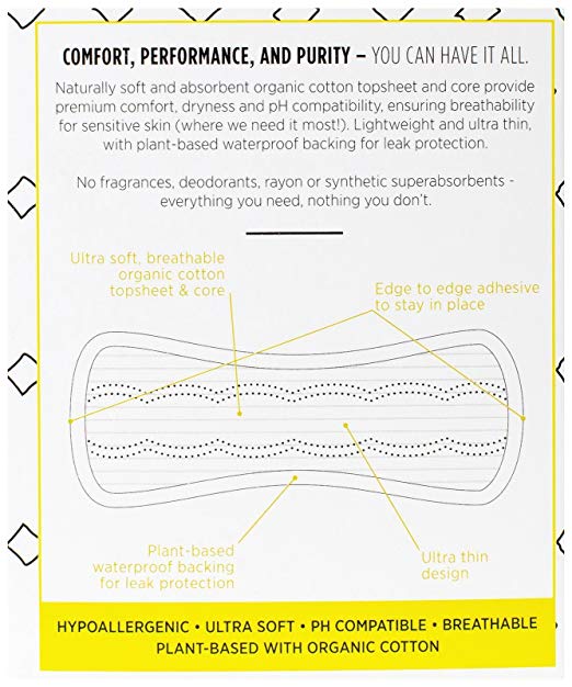 The Honest Company Organic Cotton Liners, 24 Count - Our Ladies