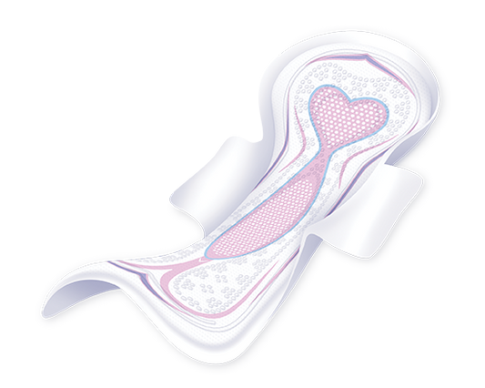 Saba Ultra Invisible Thin Regular Pads with Wings 18 - Our Ladies