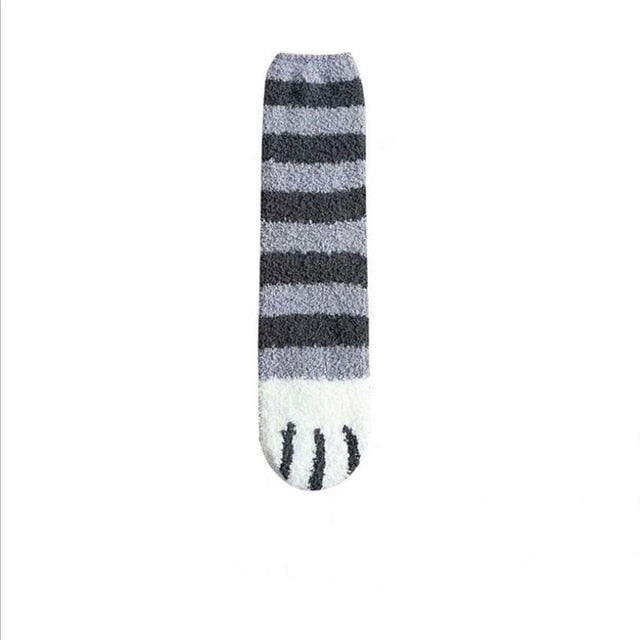 Fluffy Paw Crew Socks