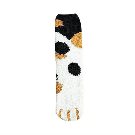 Fluffy Paw Crew Socks