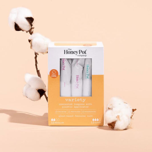 THE HONEY POT CO Mixed/Variety Tampons - 24 count - Our Ladies
