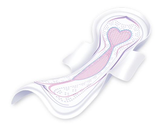 Saba Ultra Invisible Thin Long Pads with Wings 16 - Our Ladies