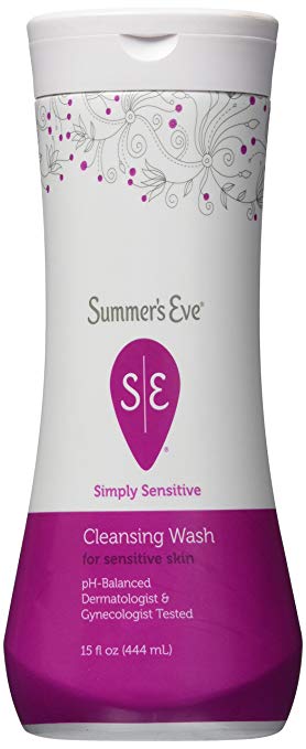 Summer's Eve Cleansing Wash | Simply Sensitive | 15 Ounce | Pack of 1 | pH-Balanced, Dermatologist & Gynecologist Tested - Our Ladies