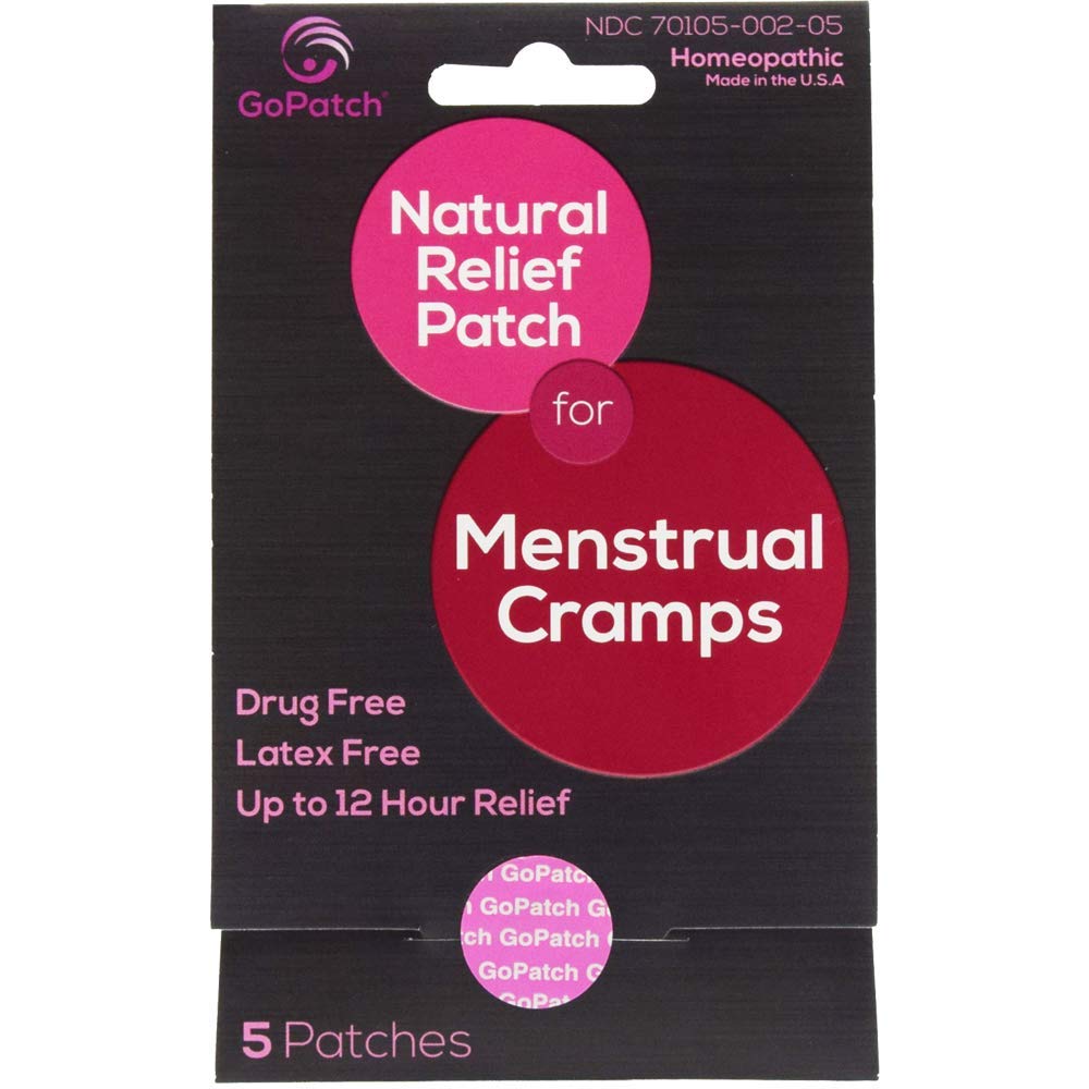 GoPatch Menstrual Cramps Relief Patch, 5 Patches
