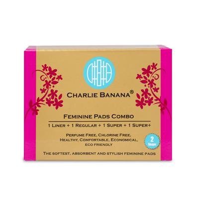 Charlie Banana 4 Feminine Pads Combo - Our Ladies