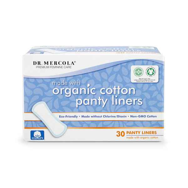 DR.MERCOLA Panty Liners with Organic Cotton 30 - Our Ladies