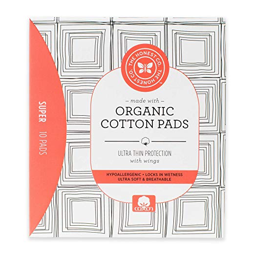 The Honest Company Organic Cotton Pads, Super, 10 Count - Our Ladies