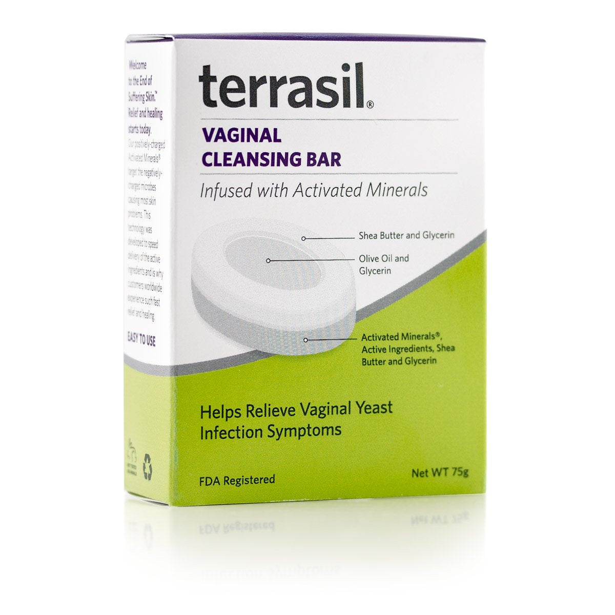 TERRASIL Vaginal Cleansing Bar 76g Soap Bar - Our Ladies