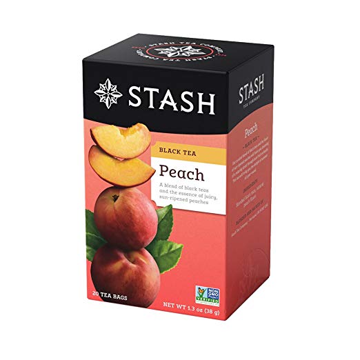 STASH Tea Peach Black Tea, 20 Count - Our Ladies